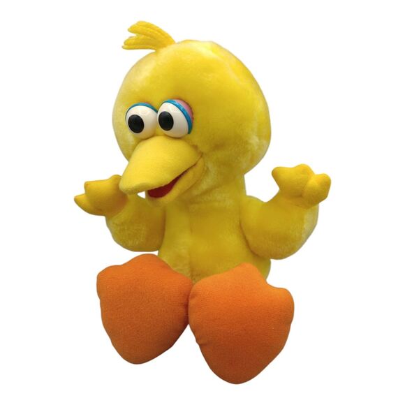 Vintage 1997 TYCO SESAME STREET 10” Tickle Me BIg Bird Laughing Talking Plush!! - Picture 1 of 11